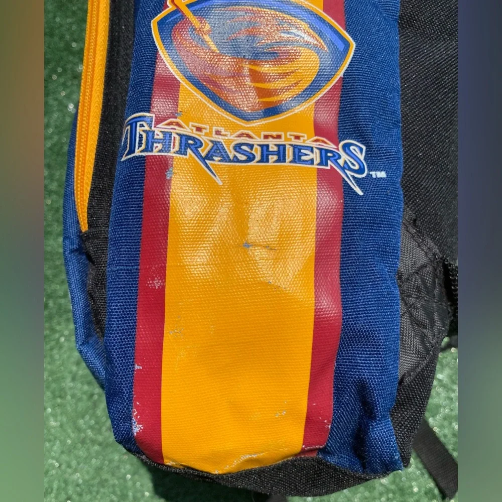 Rare Vintage Y2K Atlanta Thrashers NHL Hockey Team Colors Youth Backpack